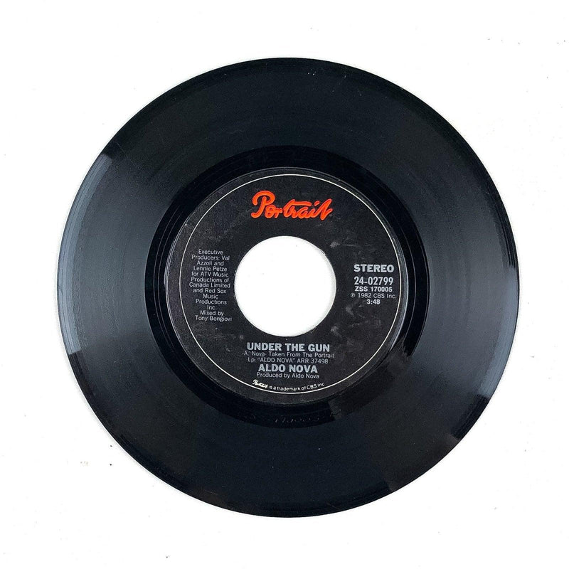 45 RPM Record Under the Gun / Fantasy Aldo Nova CBS 1981 3