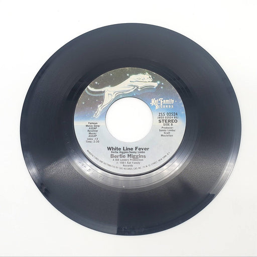 Bertie Higgins Key Largo / White Line Fever Single Record 1981 ZS5 02524 2