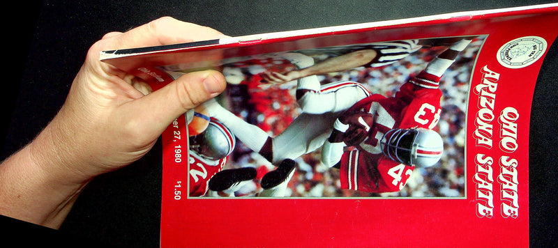 Ohio State Buckeye Football Program Sep 27 1980 Vs. Arizona State Sun Devils