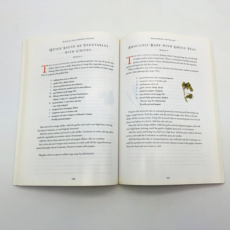 Chinese Cuisine Paperback Susanna Foo 2002 Amy Tan Foreword Cookbook Recipes 8