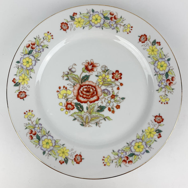 Signature Collection Plate 10" Oriental Garden Fine China Japan Floral - 5 Piece 2