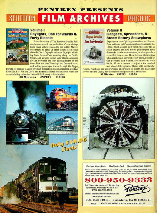 Railfan & Railroad Magazine May 2000 Vol 19 No 5 1999 Along The Rails