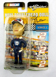 Nascar: Rusty Wallace: Mini Bobblehead & #2 Action Figure 2004 - Lot of 2 | NEW 6