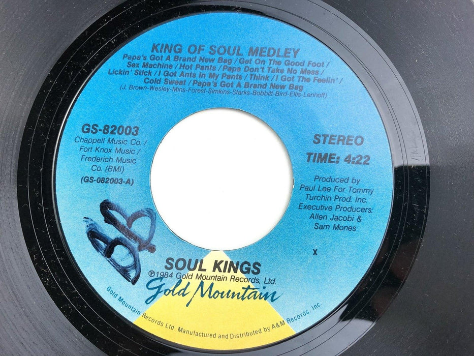 Soul Kings 45 RPM Record 7" King of Soul Medley / Hit Me Single Gold Mountain 4