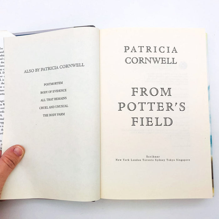 From Potter's Field Hardcover Patricia D. Cornwell 1995 1st Edition Coroner 7