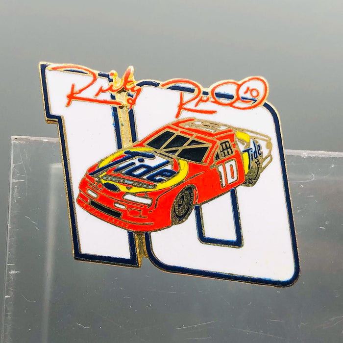 Ricky Rudd Nascar Lapel Pin Tide 10 Ford Thunderbird Enamel Pinback Motor Racing 1