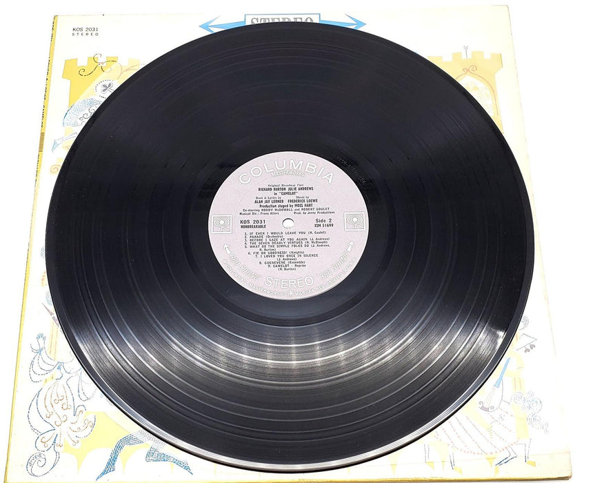 Richard Burton Camelot 33 RPM LP Record Columbia 1960 KOS 2031 7