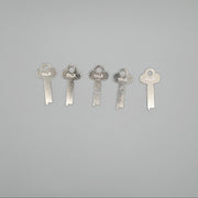 5x Yale R290 3/4 ST Flat Steel Key Steel Pin NOS 3