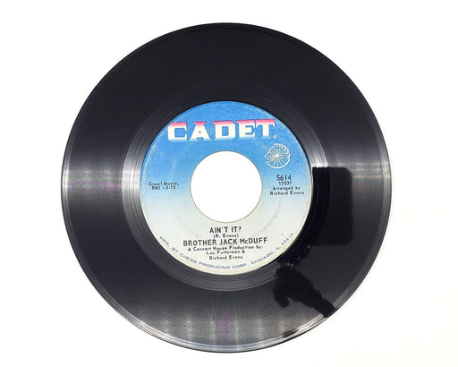 Brother Jack McDuff Ain't It? 45 RPM Single Record Cadet 1968 5614 1