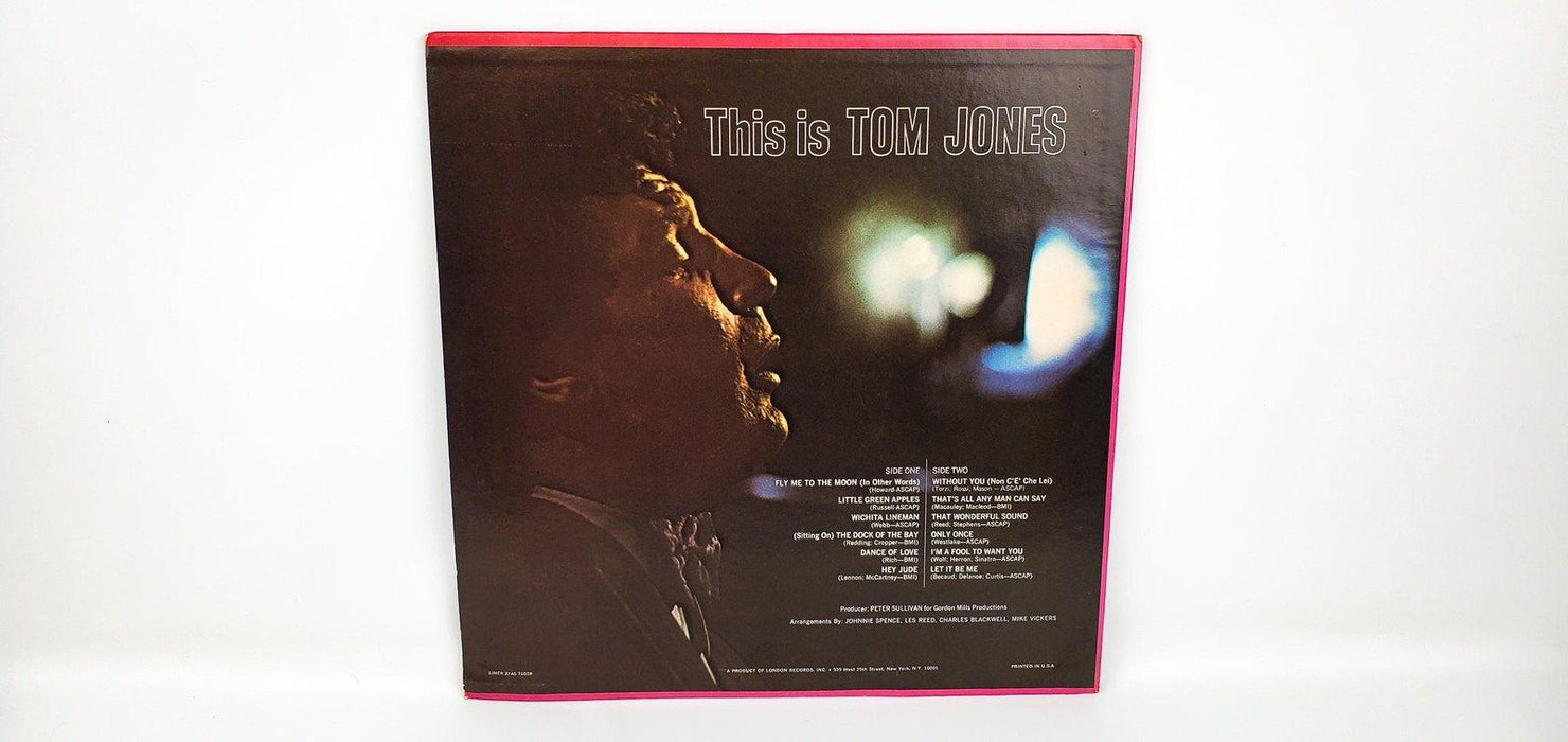 Tom Jones This Is Tom Jones Record 33 RPM LP XPAS 71028 Parrot 1969 2