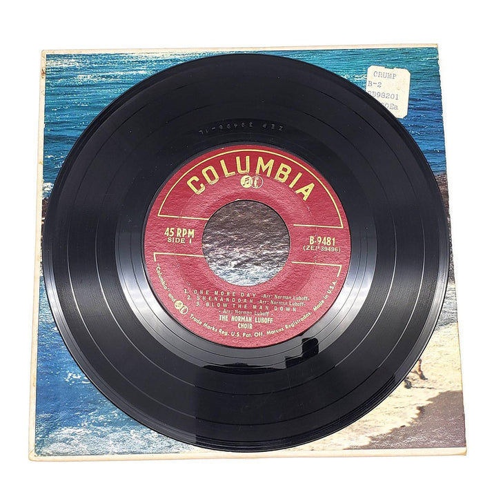 Norman Luboff Choir Songs Of The Sea 45 RPM EP Record Columbia B-9481 4