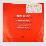 Jermaine Jackson I Think It's Love Record 45 RPM Single AS 1-9444 Arista 1986 2