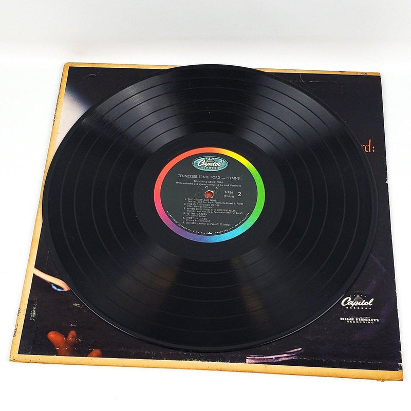 Tennesse Ernie Ford Hymns Record 33 RPM LP Capitol Records 1956 4