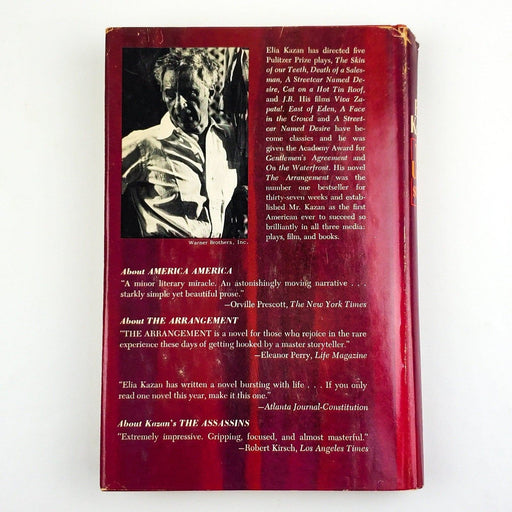 The Understudy Elia Kazan 1975 Stein & Day First Edition Hardcover 2