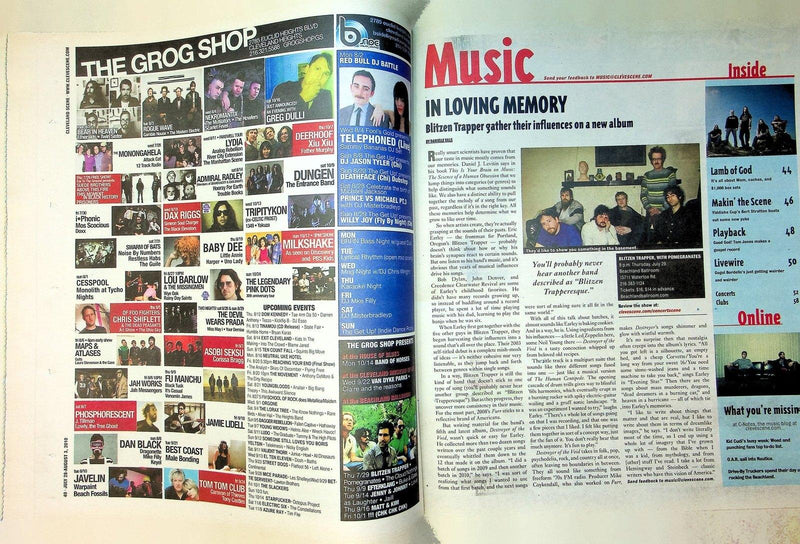 Cleveland Scene Magazine July 2010 No 4 Blitzen Trapper Gorilla Productions 3