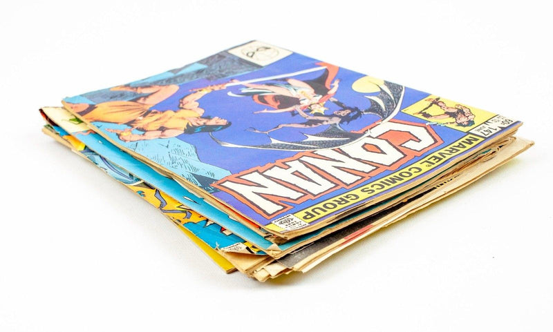 Lot of 8 Bronze Age Comic Books - Conan, She-Hulk, Unexpectd, Doctor Who 10
