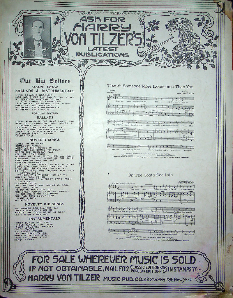 Sheet Music Give Me The Right To Love You Ben Bard Abe Glatt 1917 Harry V Tilzer 3