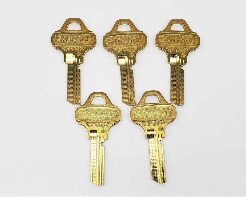 5x Schlage Everest 35-007 C135 Key Blanks Nickel Silver 6 Pin NOS 3