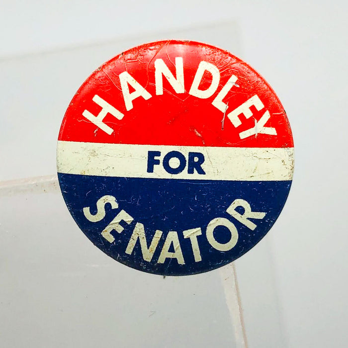 Harold Handley For Senator Button Pin .75" Indiana Political Campaign Union 18