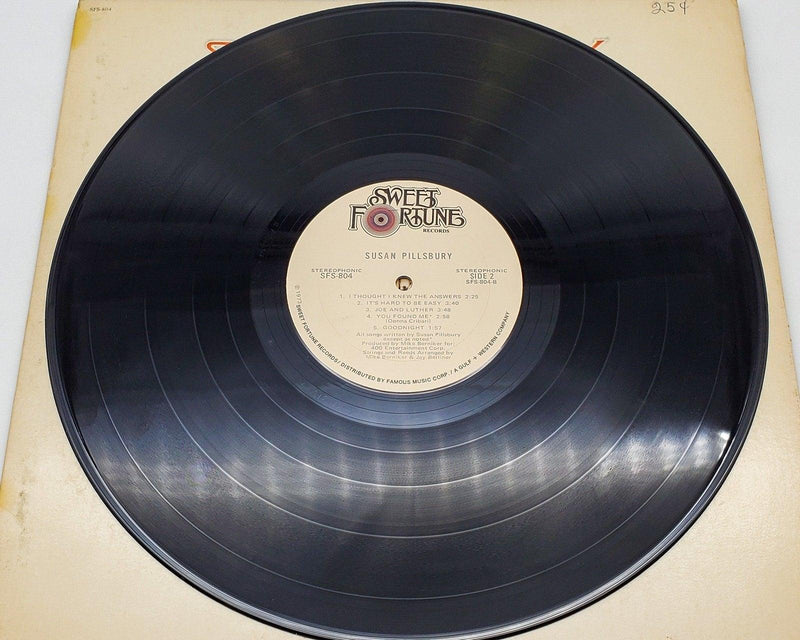 Susan Pillsbury Self Titled 33 RPM LP Record Sweet Fortune Records 1973 6