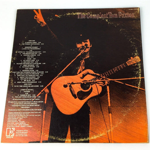 The Compleat Tom Paxton Record 33 RPM 2x LP Elektra Records 1971 Gatefold 2