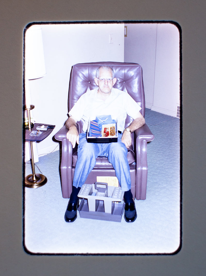 Vintage 35mm Photo Transparency Slides - Elderly Couple 1970-1975 | Lot of 3