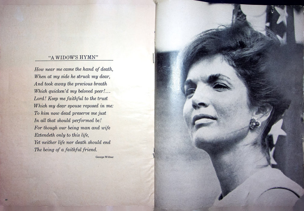 Jacqueline Kennedy Woman Of Valor Magazine 1964 JFKs Wife President Biography