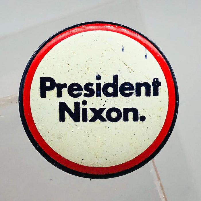 President Nixon Button 1" Pin Presidential Political Campaign Red White Blue 6