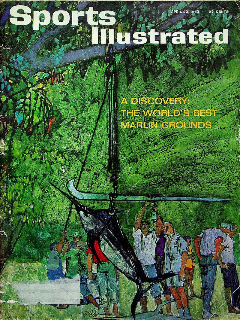 Sports Illustrated Magazine April 22 1963 Vol 18 #16 World's Best Marlin Fishing