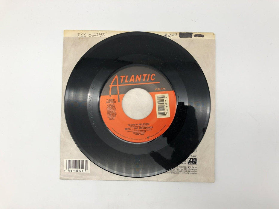 Mike + The Mechanics Seeing is Believing Record 45 Single 7-88921 Atlantic 1988 4