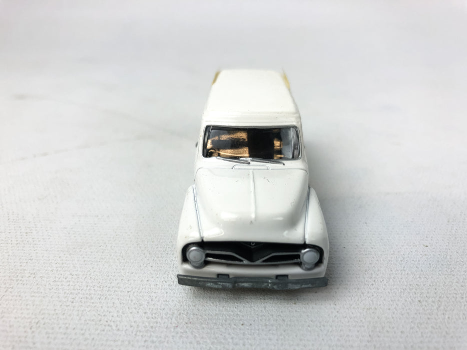 Johnny Lightning Playing Mantis Low Rider Panel Truck White Blue/Red Flame