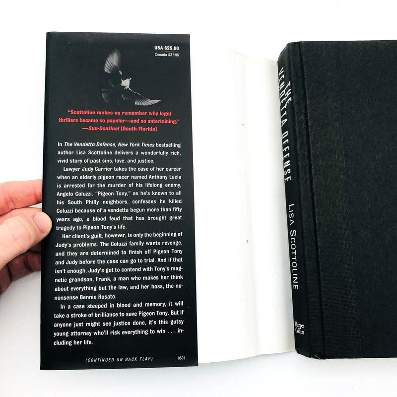 The Vendetta Defense Hardcover Lisa Scottoline 2001 Trials Murder Women Lawyers 6