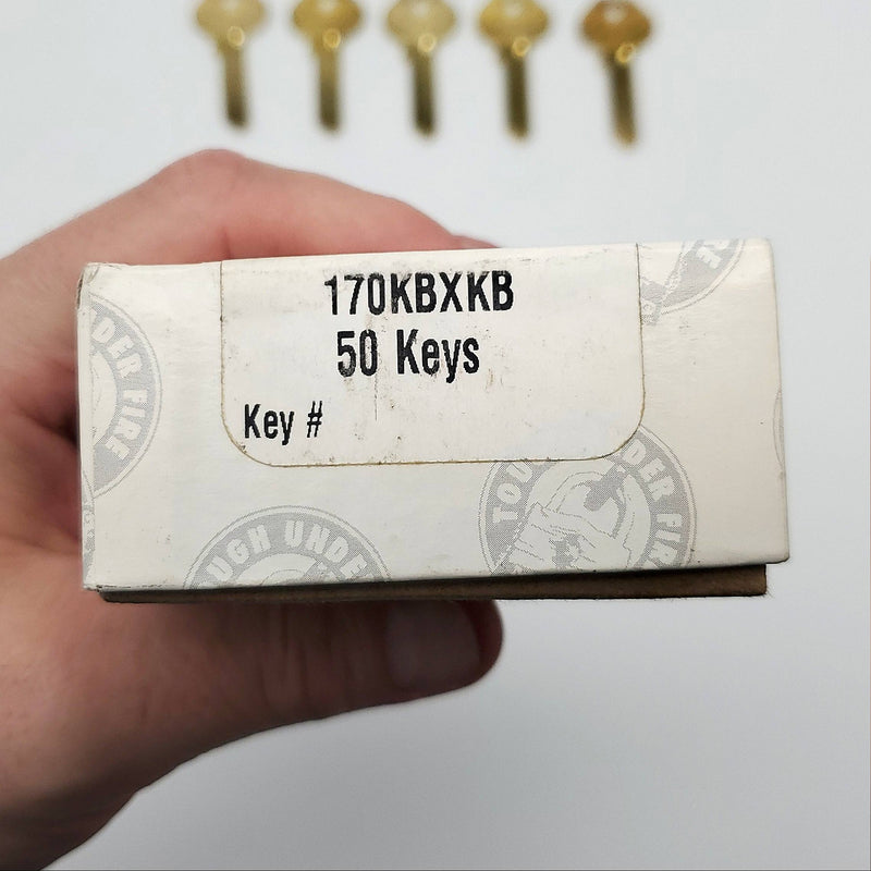 10x Master Lock Key Blanks 170K for 170 Series Locks 170KBXKB Vintage NOS