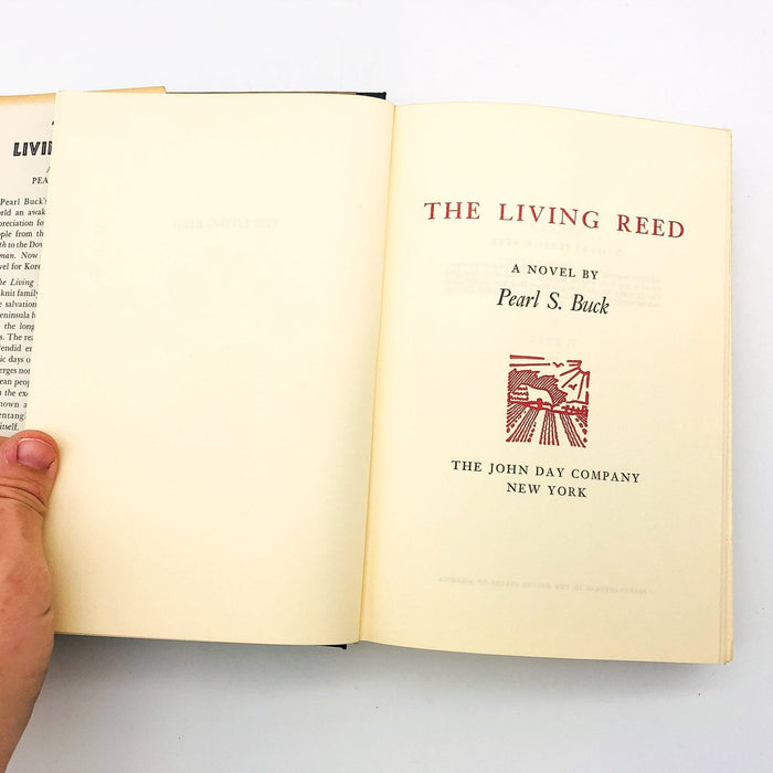 The Living Reed HC Pearl S. Buck 1963 Exiled Revolutionaries Japan Korea BCE 7