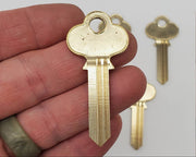 5x Corbin X4-067AB-6 Key Blanks Nickel Silver 6 Pin NOS 2