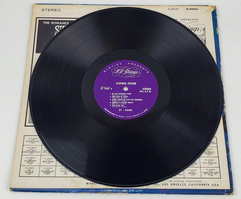 101 Strings Stephen Foster Record LP S-5000 Alshire 1961 5