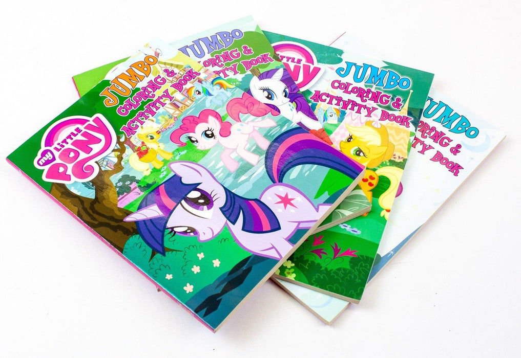 My Little Pony: Big Coloring and Activity Books - QTY 4 | USED 1