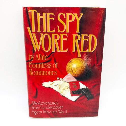 The Spy Wore Red Hardcover Aline Griffith 1987 WW2 Secret Service Spy Memoir 1