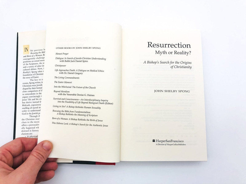 Resurrection Myth Or Reality Hardcover John Shelby Spong 1994 Jesus Christ Pope 7