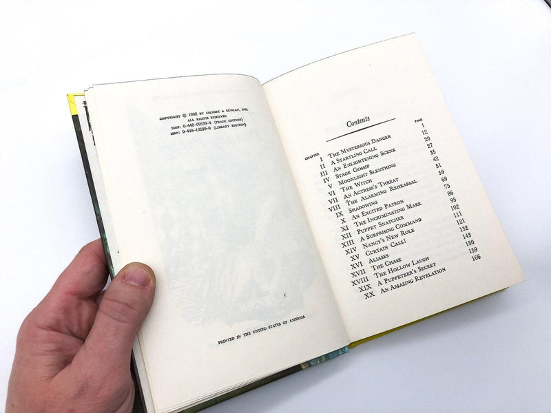 Nancy Drew The Clue of the Dancing Puppet No 39 Carolyn Keene 1962 Grosset Matte 7