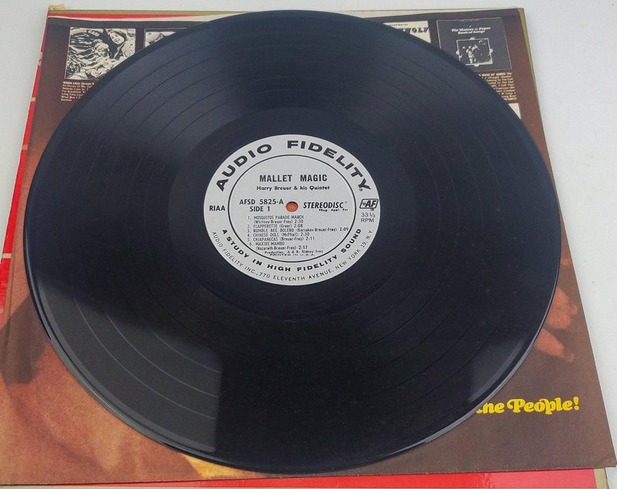 Harry Breuer and His Quintet Mallet Magic 33 RPM LP Record 1958 Gatefold 7