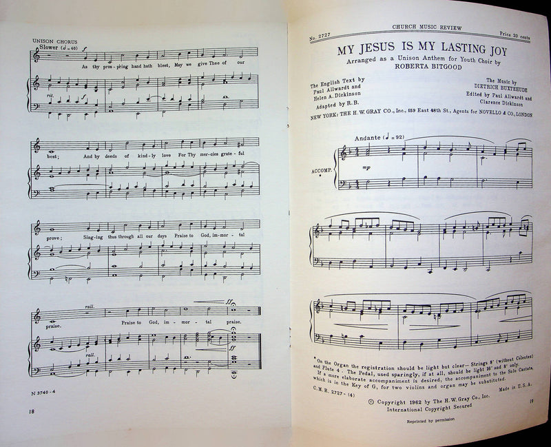 Journal of Church Music Magazine Mar 1968 The Music Committee Point of View 3