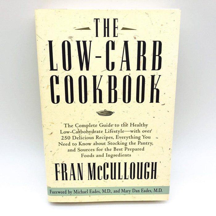 The Low Carb Cookbook Hardcover Fran McCullough 1997 Dieting Cookery Recipes 1