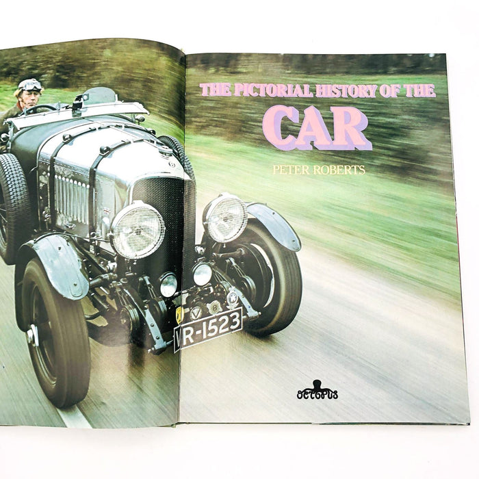 The Pictorial History Of The Car Hardcover Peter Roberts 1978 1st Edition 8