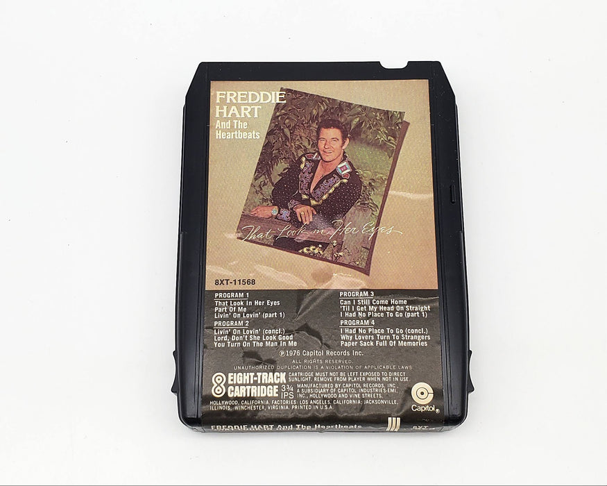 Freddie Hart That Look In Her Eyes 8-Track Tape Album Capitol Records 1976