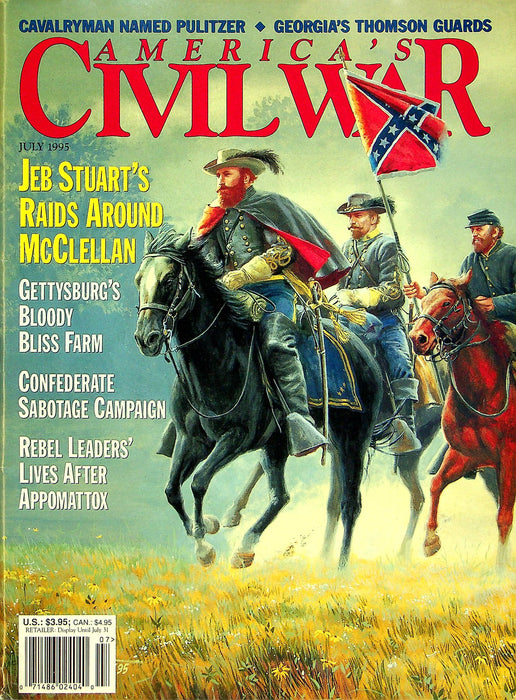 America's Civil War Magazine July 1995 Jeb Stuart's Raids Arounc McClellan 1