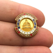 UBC Lapel Pin 1986 General Convention CLIC Toronoto My Brothers Keeper Vintage 1