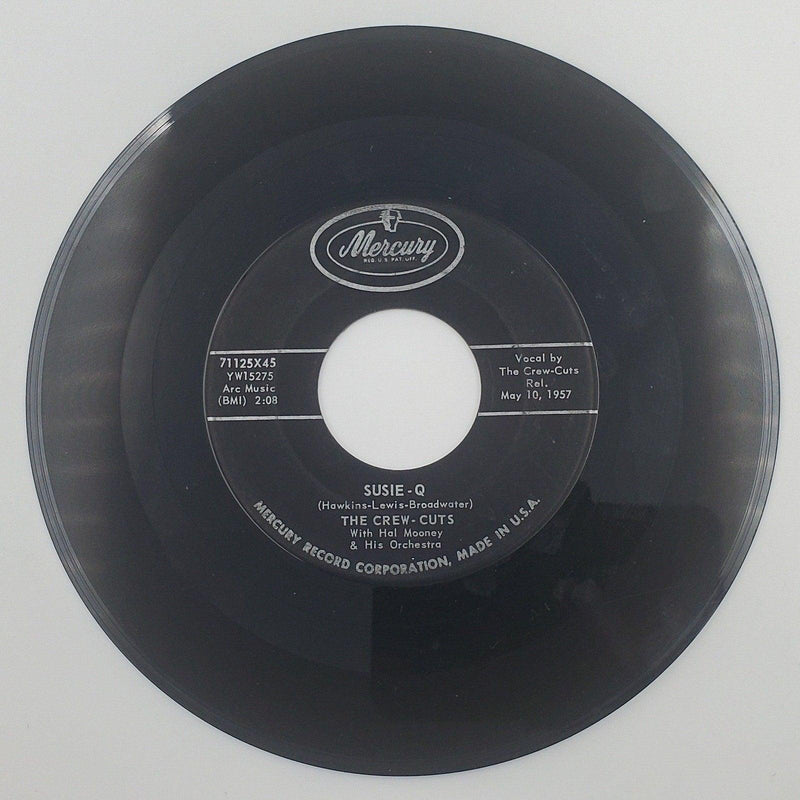 The Crew Cuts Susie-Q / Such A Shame 45 RPM Single Record Mercury 1957 1
