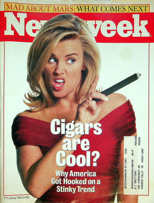 Newsweek Magazine July 21 1996 Smoking Cigars America Trend Palmtop Computers