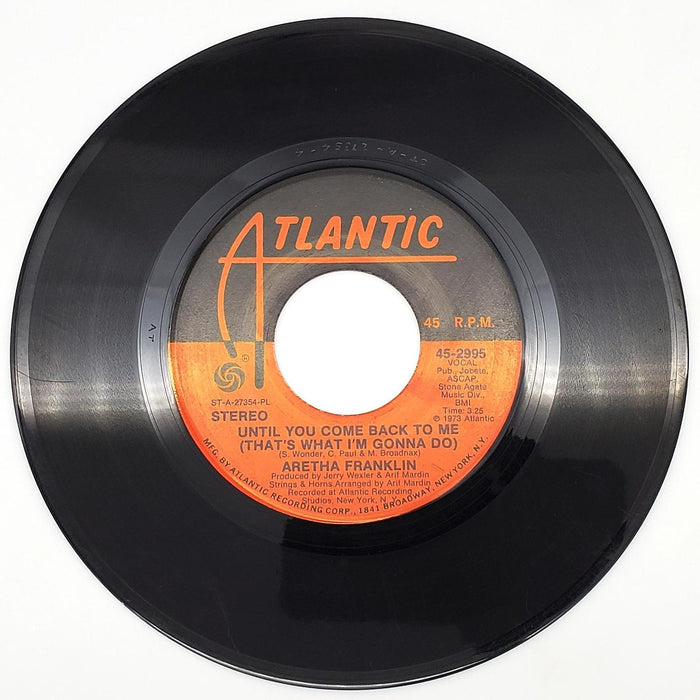 Aretha Franklin Until You Come Back To Me 45 Single Record Atlantic Records 1973 1